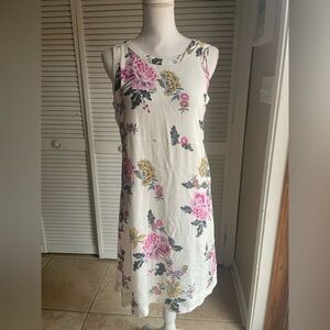 Joules London Sheath Dress Shift Floral Fit Flare A-line Sleeveless Size 6